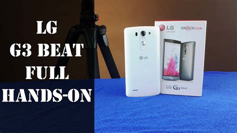 LG G3 Beat Unboxing and Full Hands